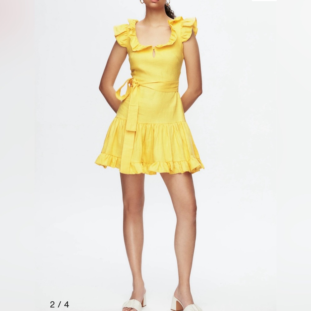 NWT! adL - Day dress in sunny yellow size S
